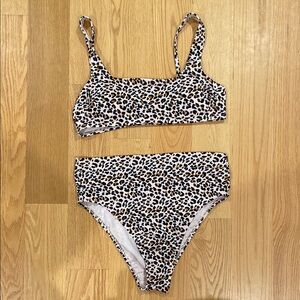 Leopard Print Bikini Set